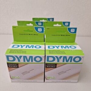 DYMO LabelWriter LW White Address Labels 1 1/8 in x 3 1/2 in NEW IN BOX Set Of 5